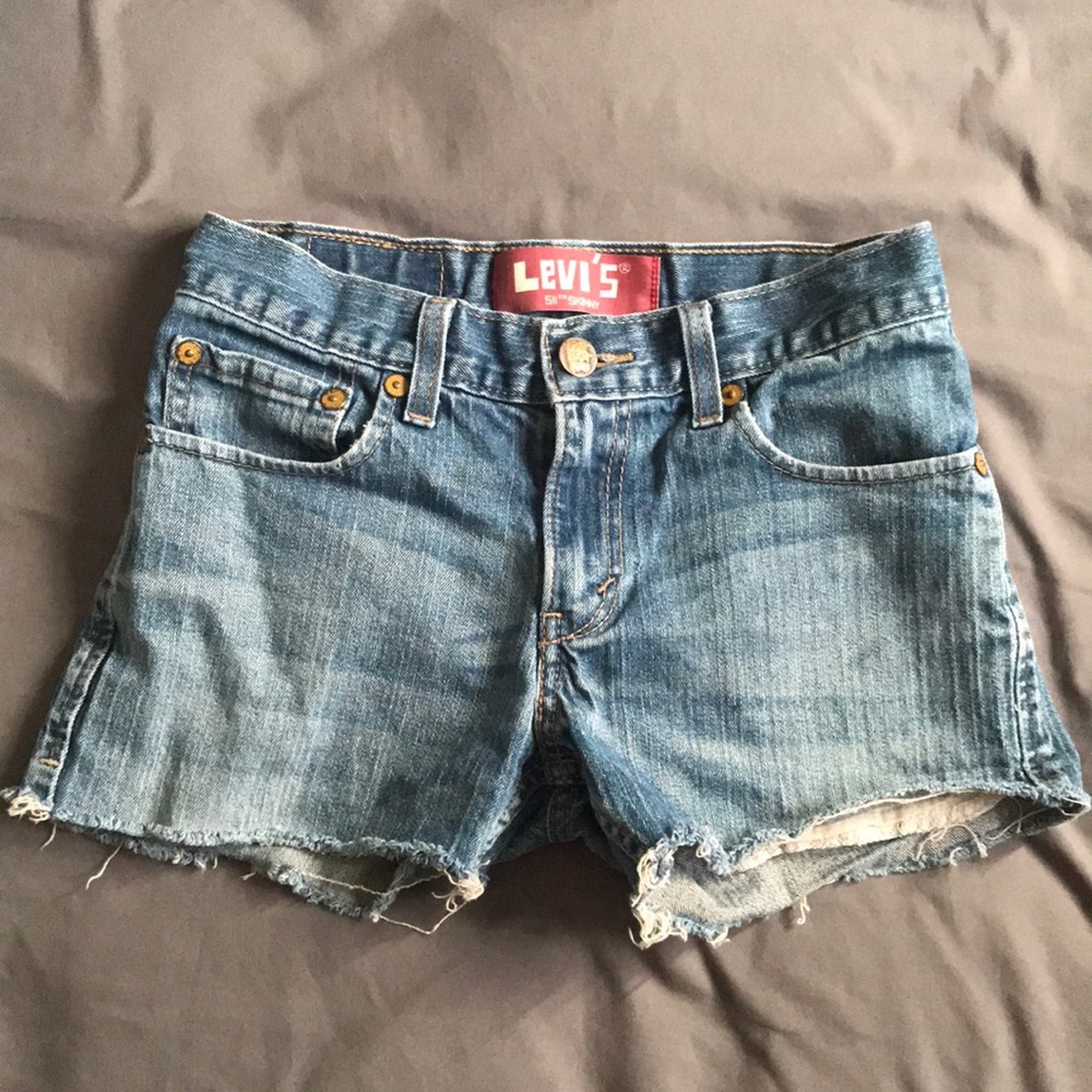 Levi cutoff shorts